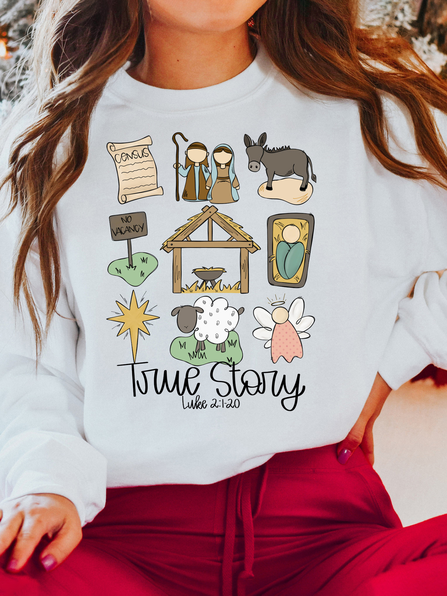 True Story Unisex Cotton Sweatshirt