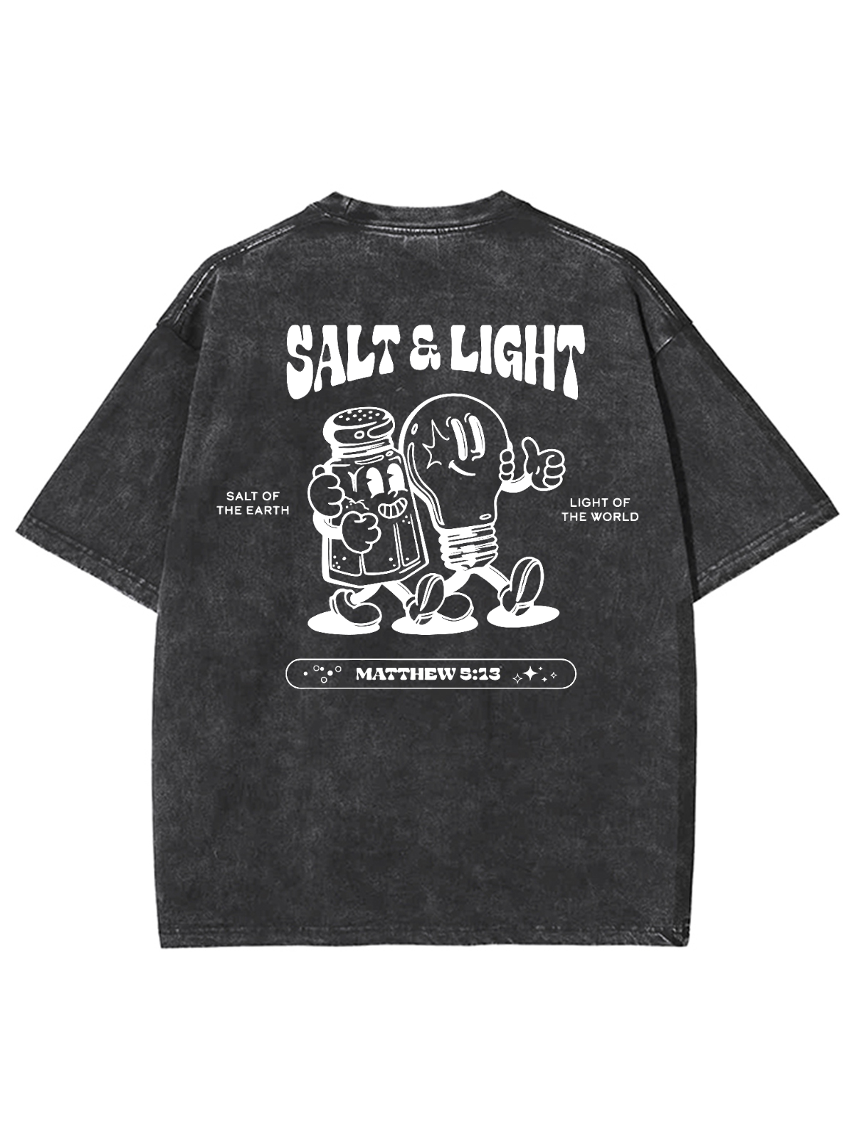 Salt & Light Unisex Washed T-Shirt