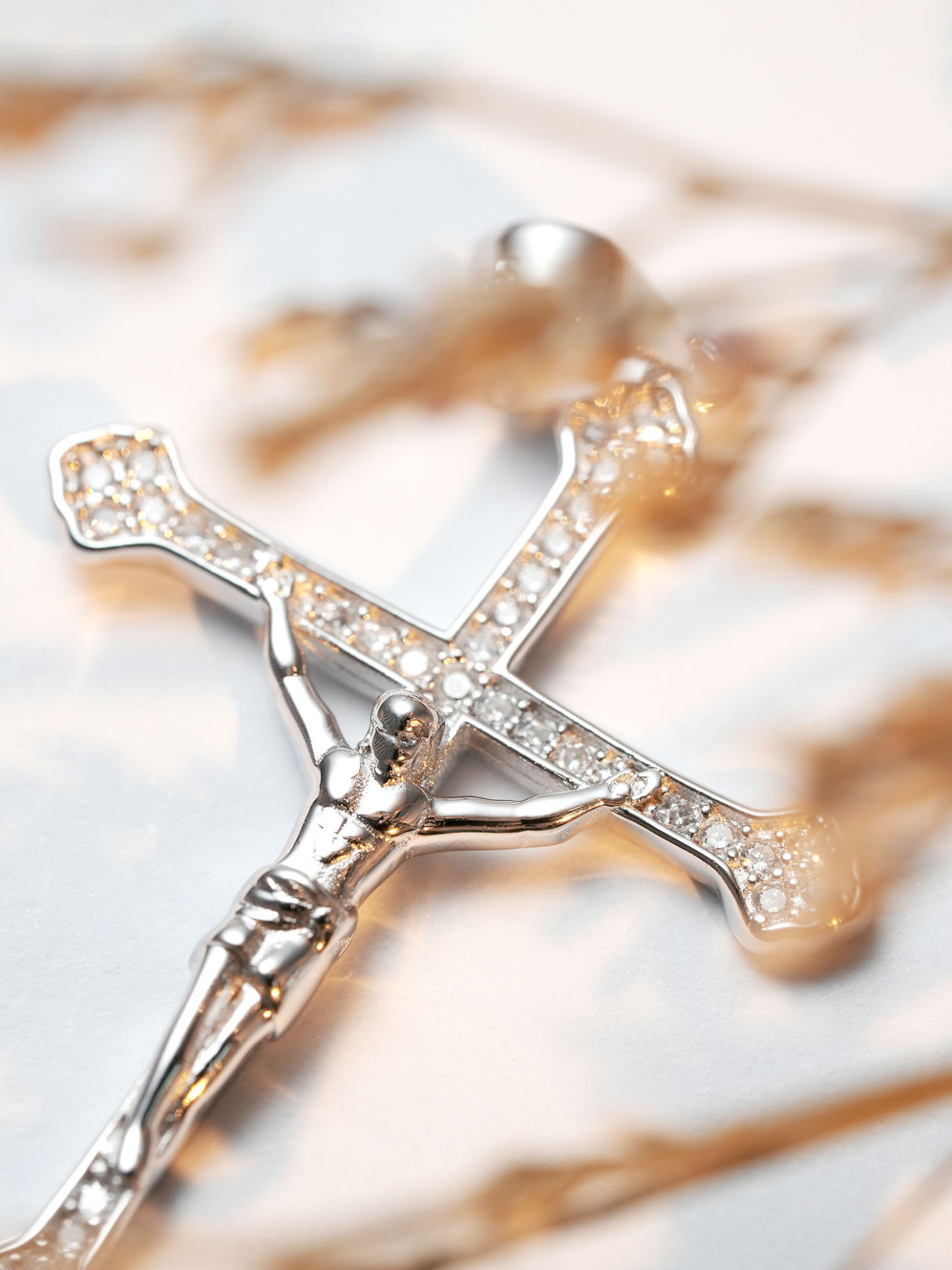 925 Silver Cross Zirconia Pendant