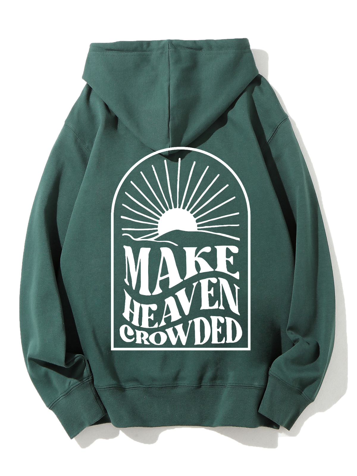 Make Heaven Crowded Unisex Cotton Drawstring Hoodie