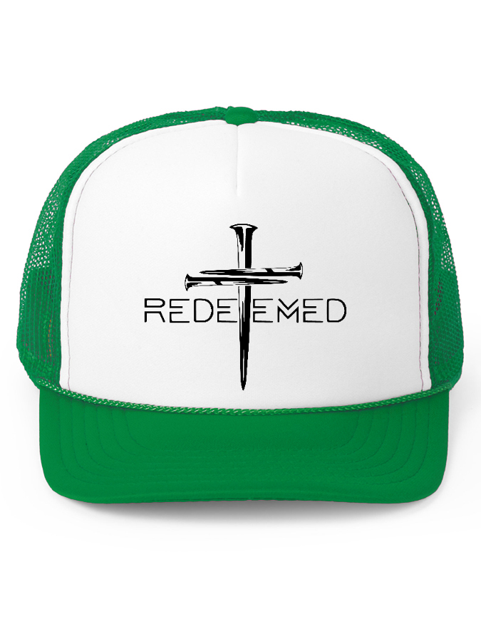 Redeemed Unisex Cotton Mesh Baseball Cap-LOVELLX