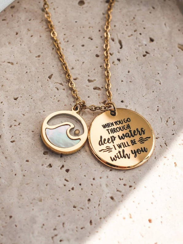 Deep Waters Mustard Seed Necklace-LOVELLX