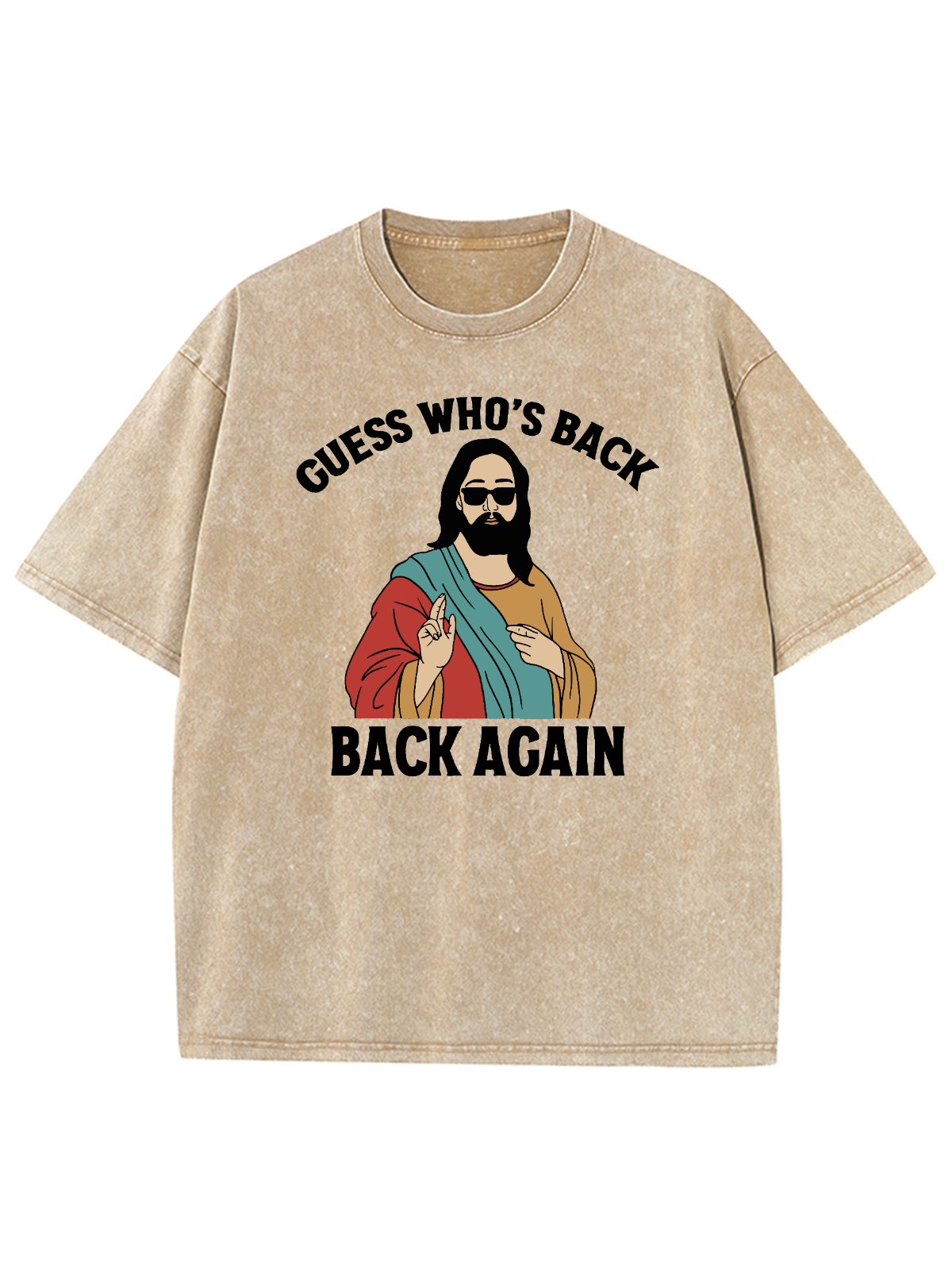 Guess Who s Back Unisex Washed T Shirt