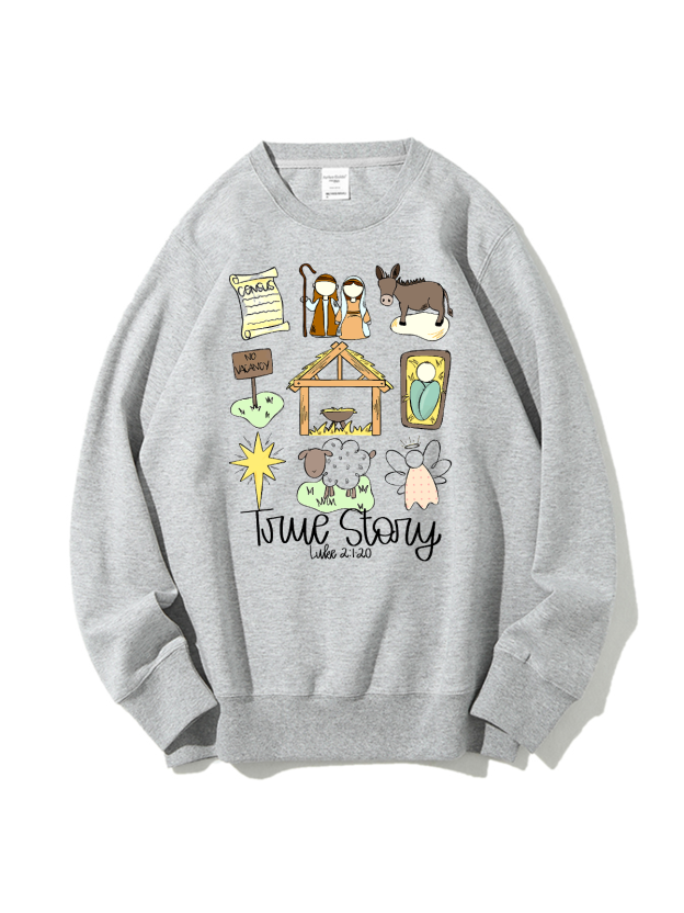 True Story Unisex Cotton Sweatshirt