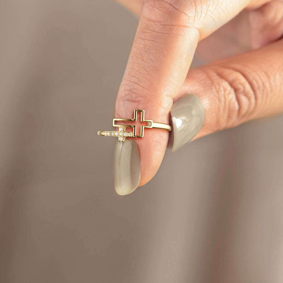 God Jesus Fish And Cross Ring [PRE-SALE]