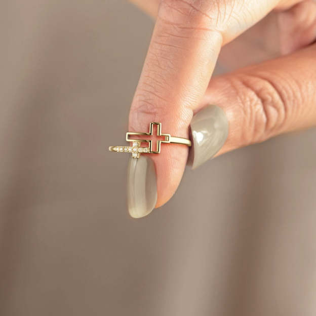 God Jesus Fish And Cross Ring [PRE-SALE]