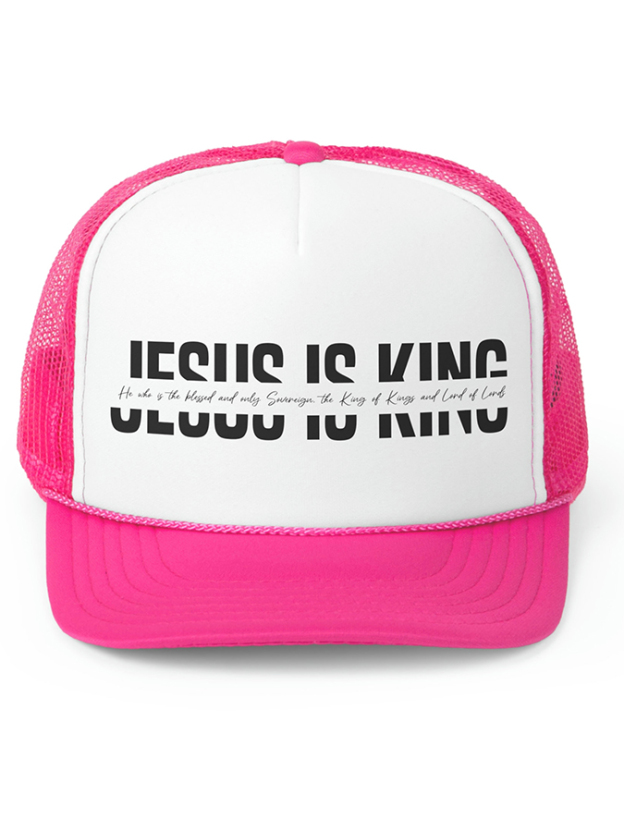 Jesus Is King Unisex Mesh Baseball Cap-LOVELLX