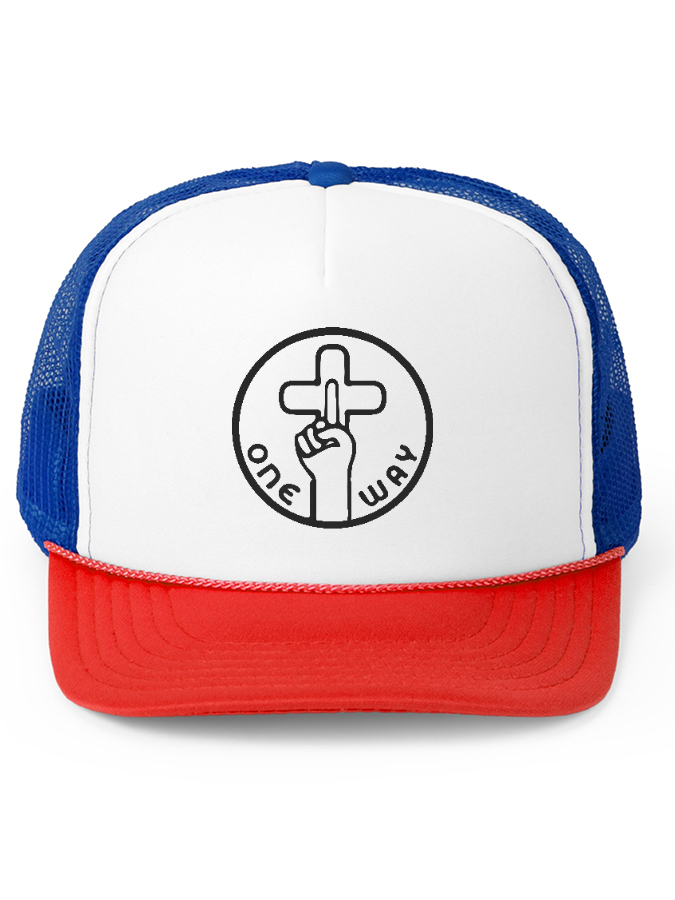 One Way Unisex Mesh Baseball Cap-LOVELLX