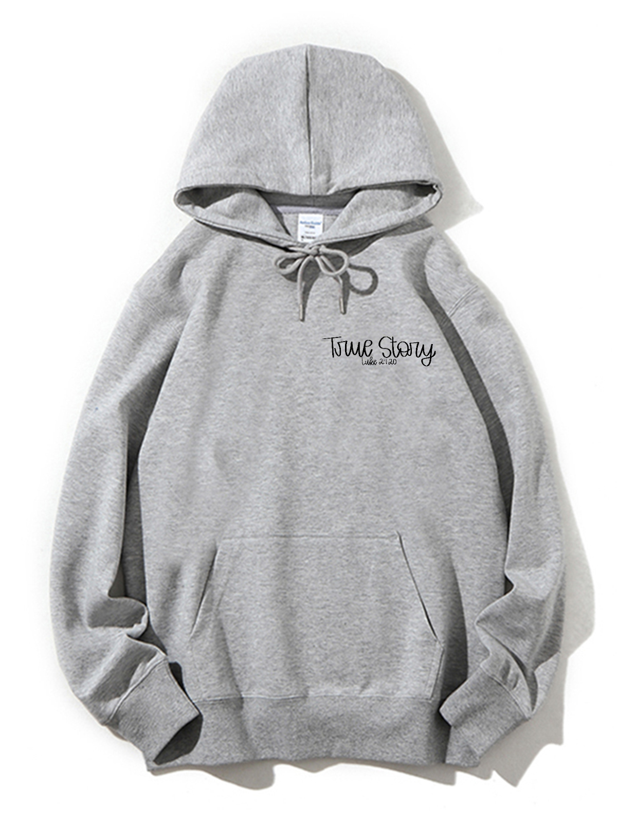 True Story Unisex Cotton Drawstring Hoodie