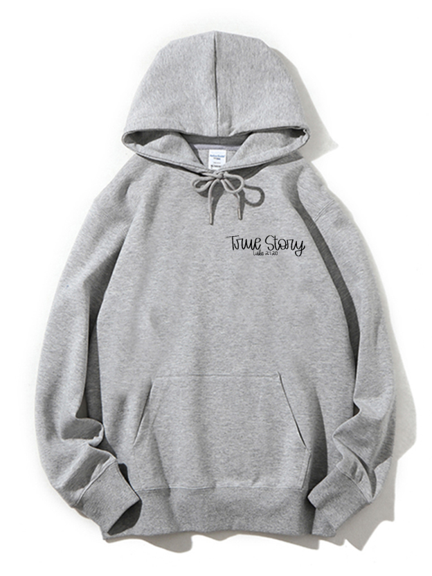 True Story Unisex Cotton Drawstring Hoodie