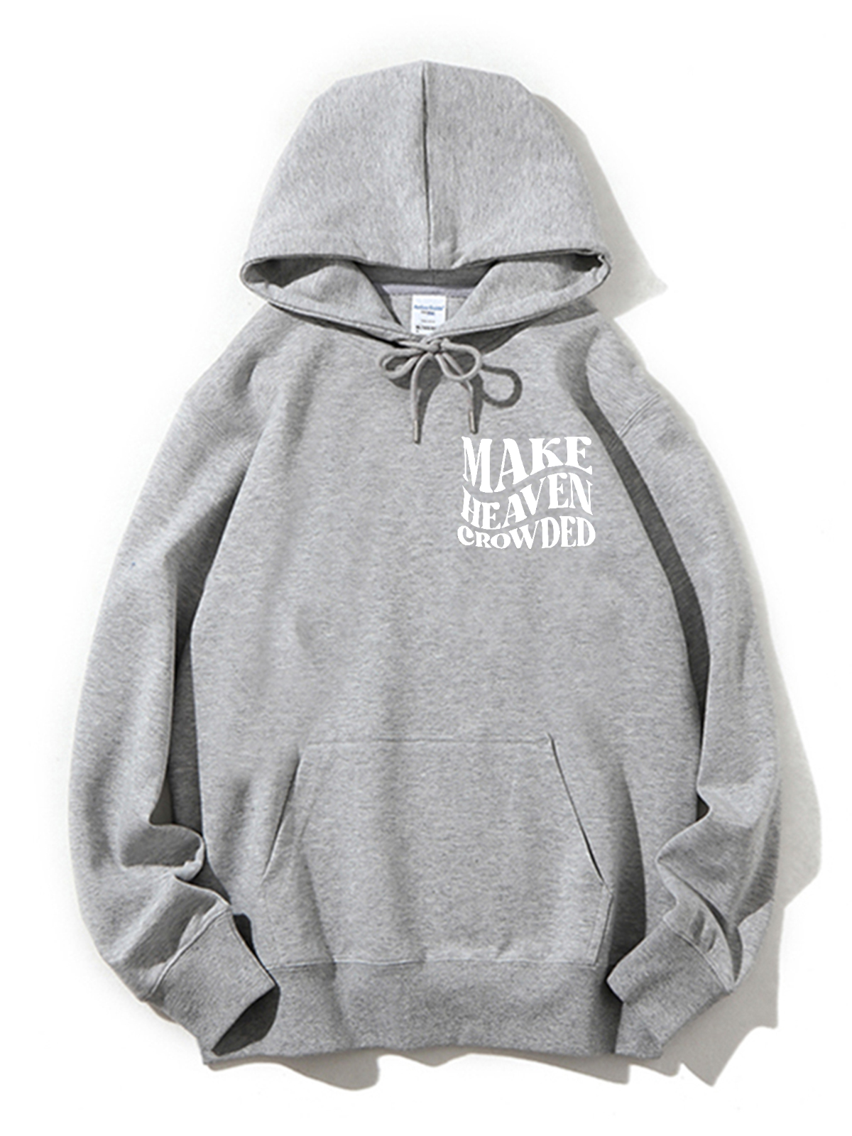 Make Heaven Crowded Unisex Cotton Drawstring Hoodie