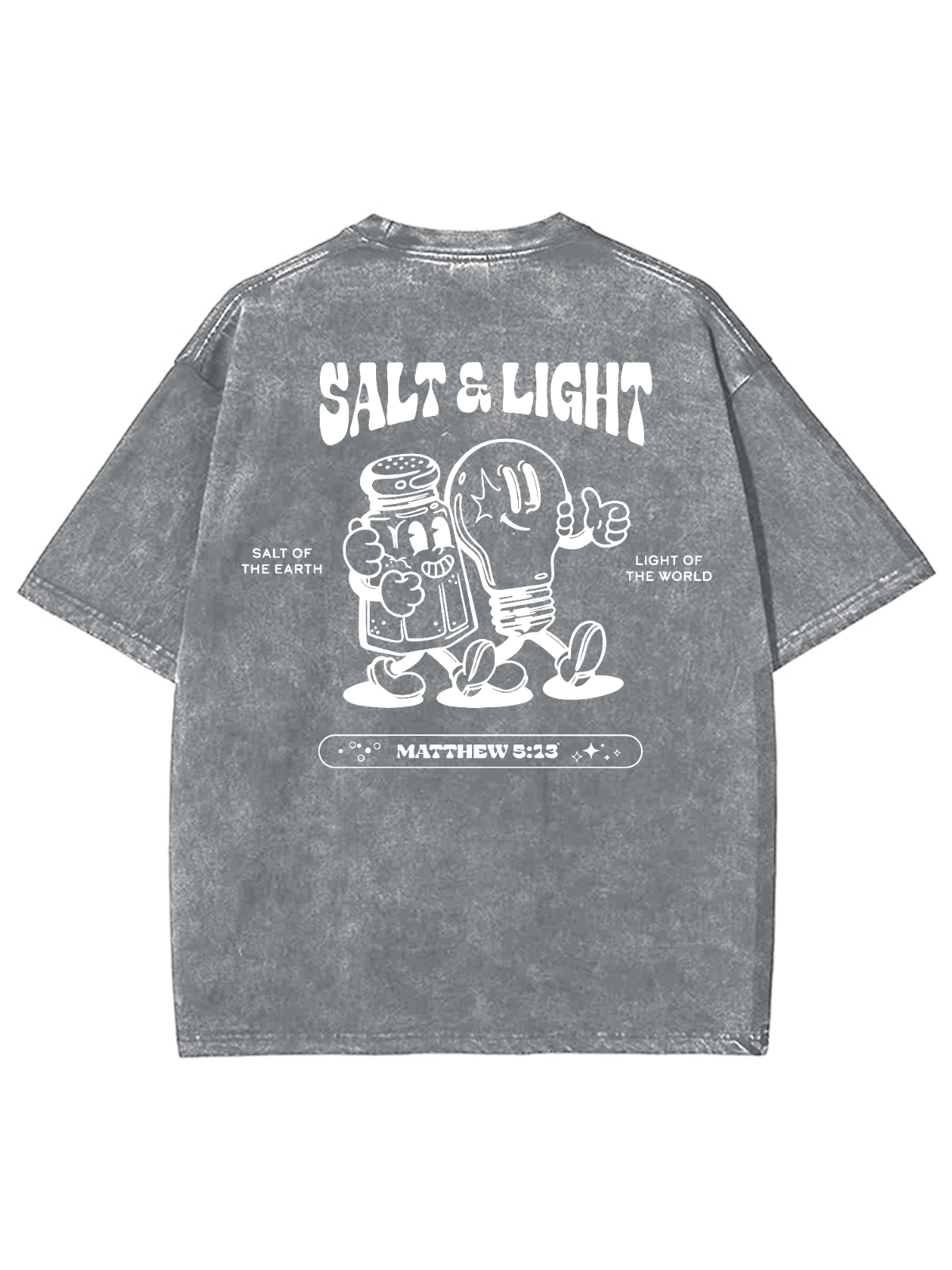 Salt & Light Unisex Washed T-Shirt