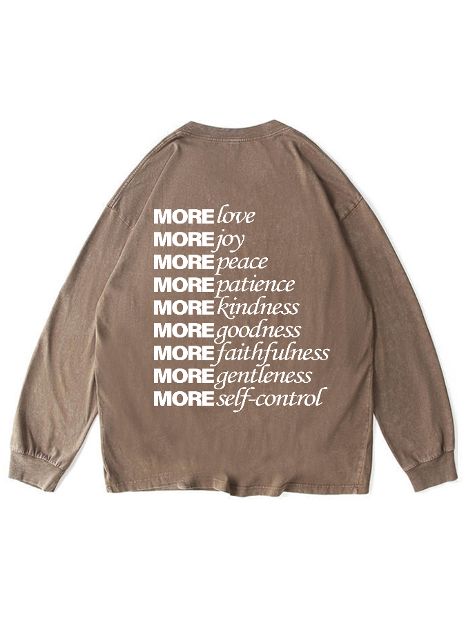 Made For More Unisex Washed Long Sleeve T-Shirt-LOVELLX