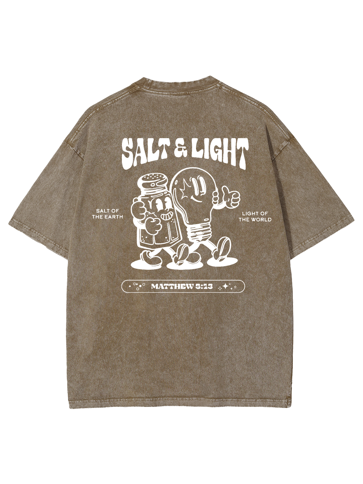 Salt & Light Unisex Washed T-Shirt