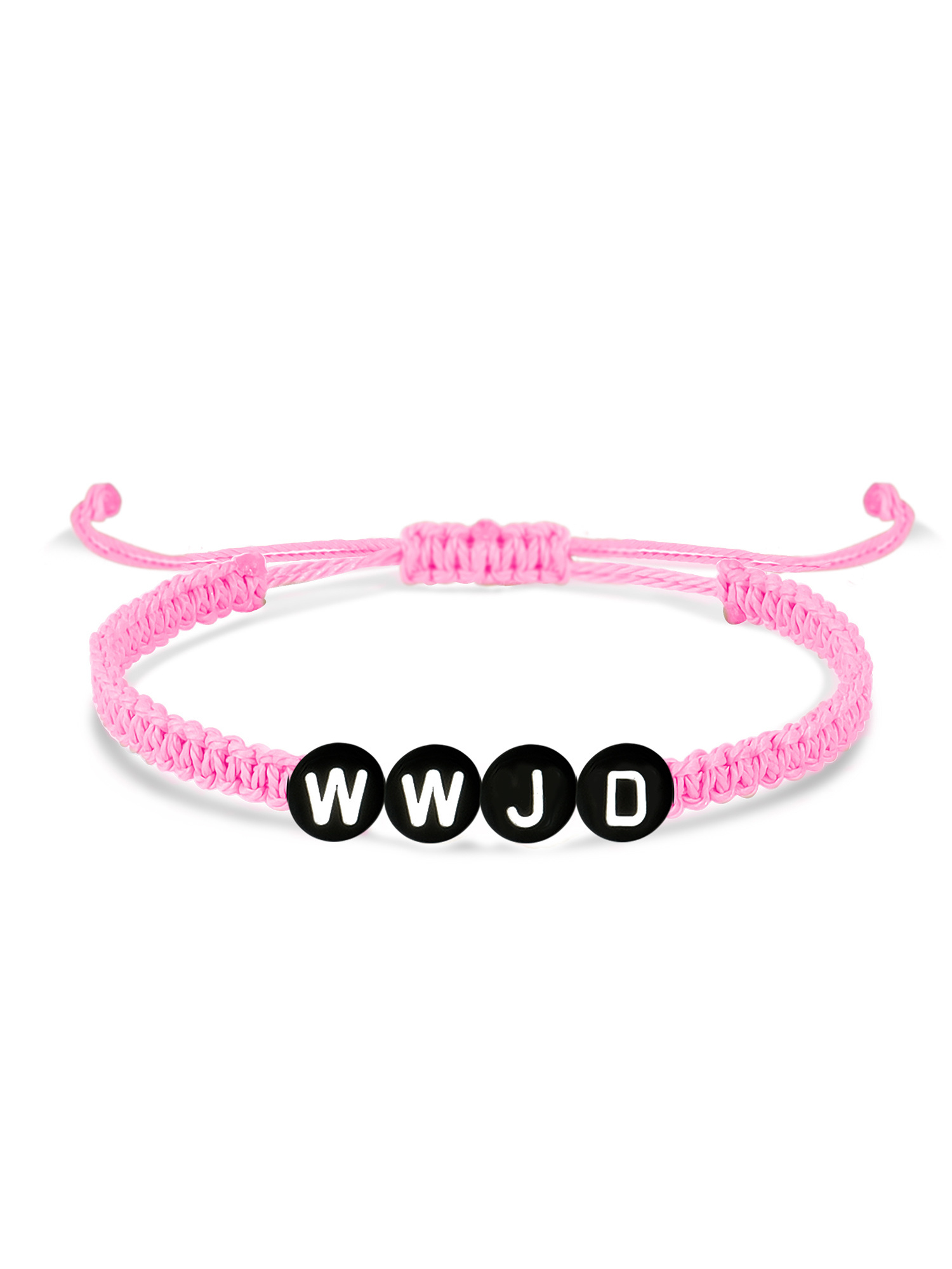 WWJD Letter Braided Bracelet Elastic Bracelet Set-LOVELLX