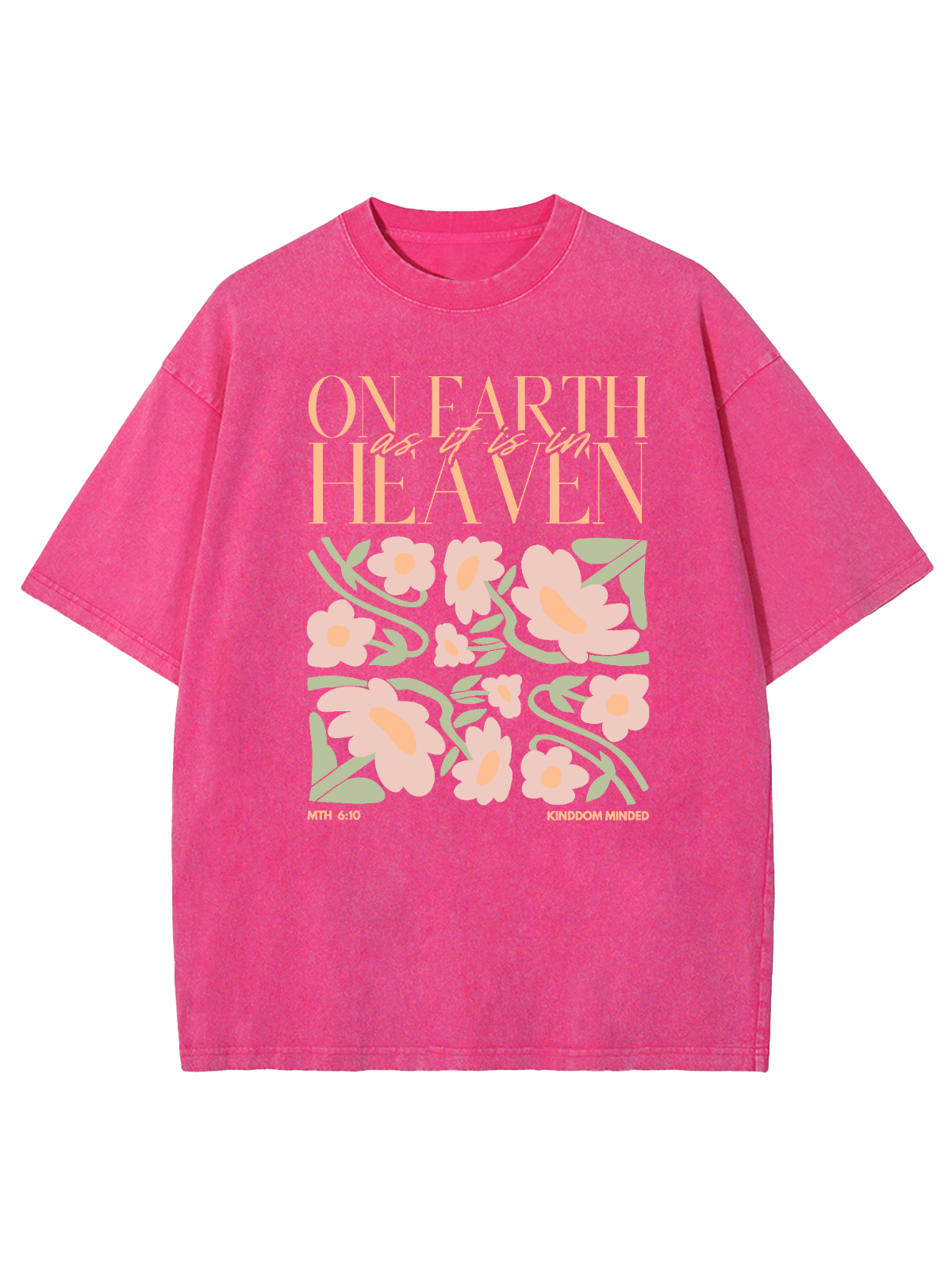 On Faith Unisex Washed T-Shirt