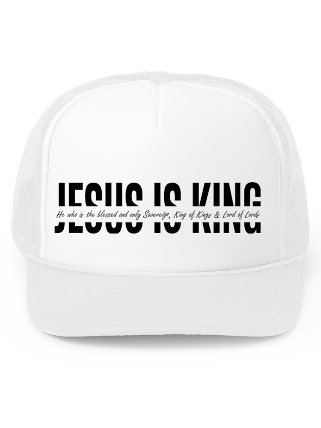 Jesus Is King Unisex Mesh Baseball Cap-LOVELLX