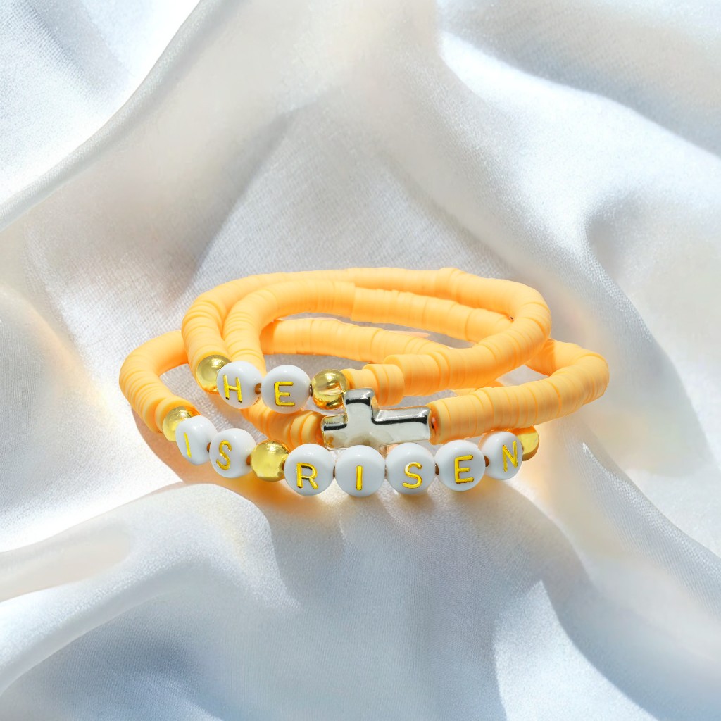 Handmade Christian Quote Beaded Bracelet