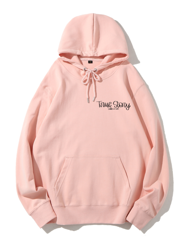 True Story Unisex Cotton Drawstring Hoodie