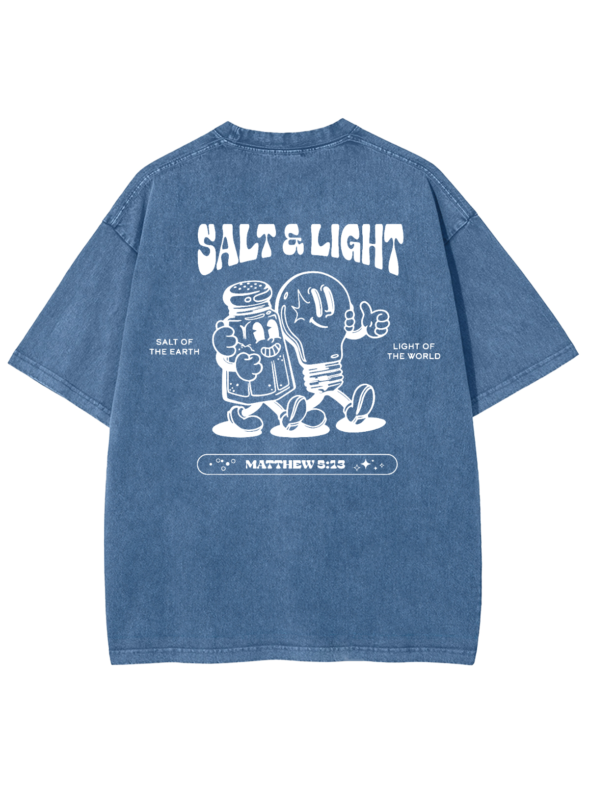 Salt & Light Unisex Washed T-Shirt
