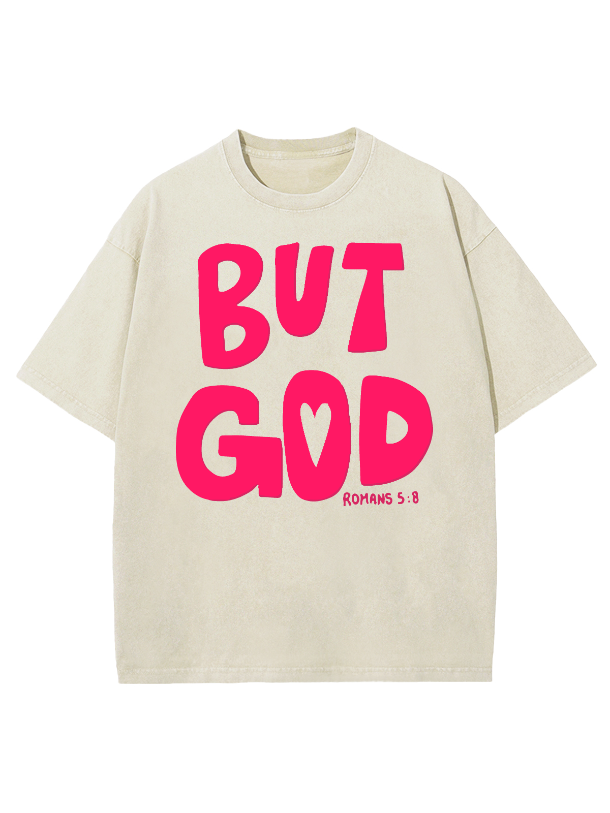 But God Unisex Washed T-Shirt