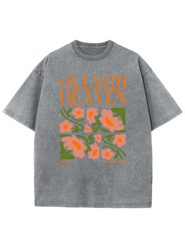 On Faith Unisex Washed T-Shirt