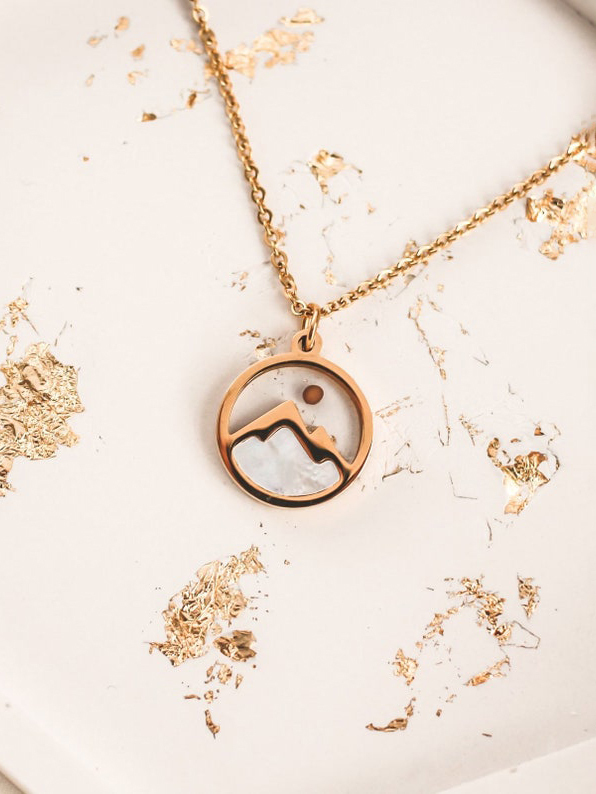 Move Mountains Pearl Mustard Seed Necklace-LOVELLX