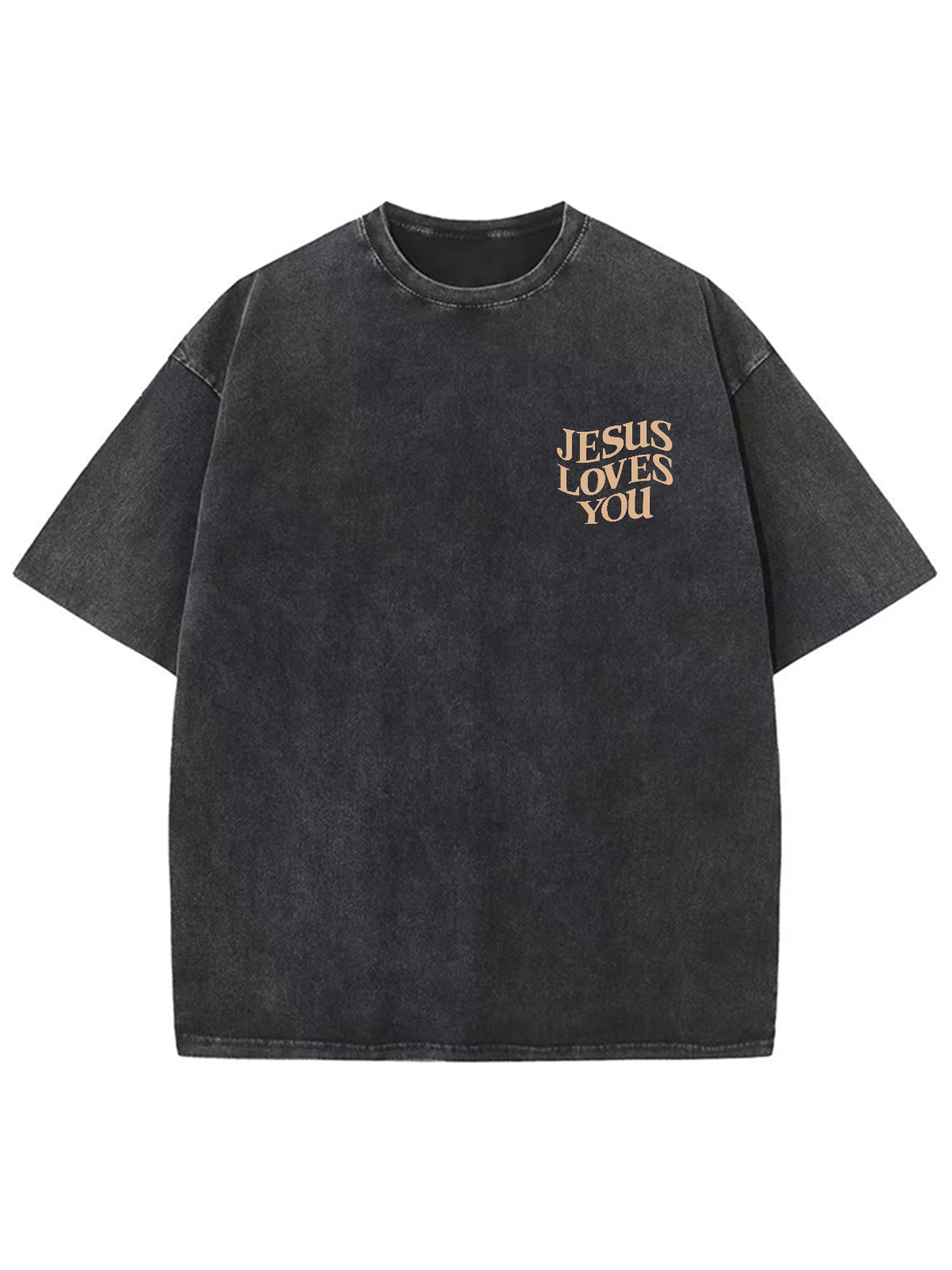 Jesus Loves You Unisex Washed T-Shirt