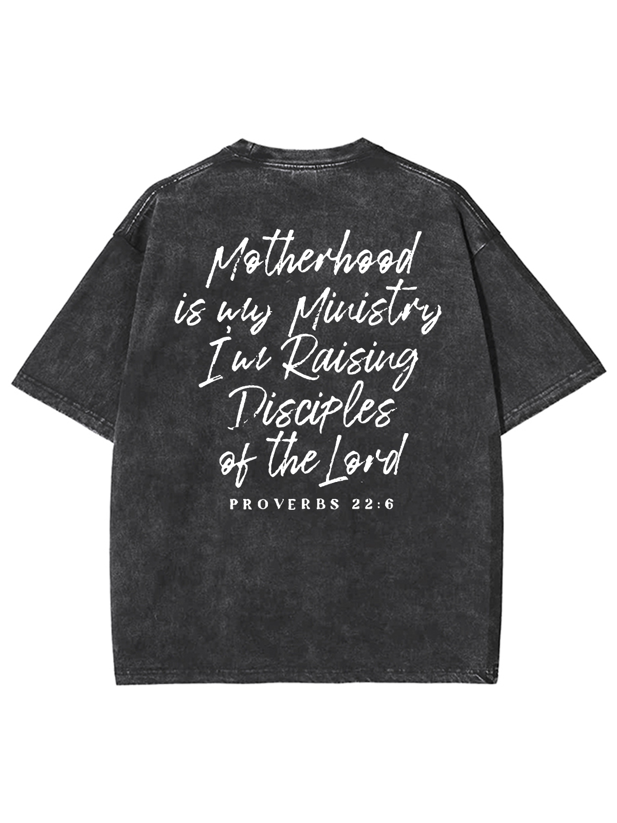 Motherhood Is My Ministry Unisex Washed T-Shirt