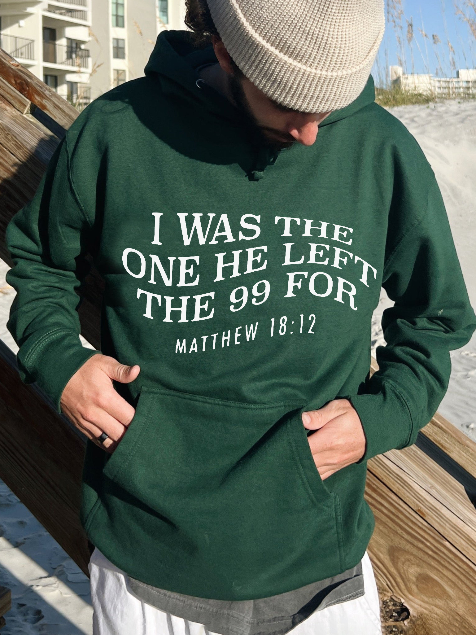 I Am The One He Left The 99 For Unisex Cotton Drawstring Hoodie