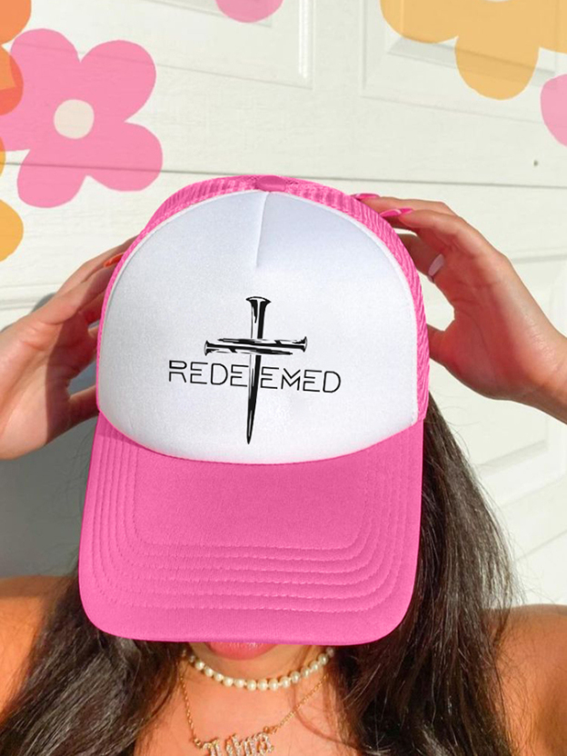 Redeemed Unisex Cotton Mesh Baseball Cap-LOVELLX