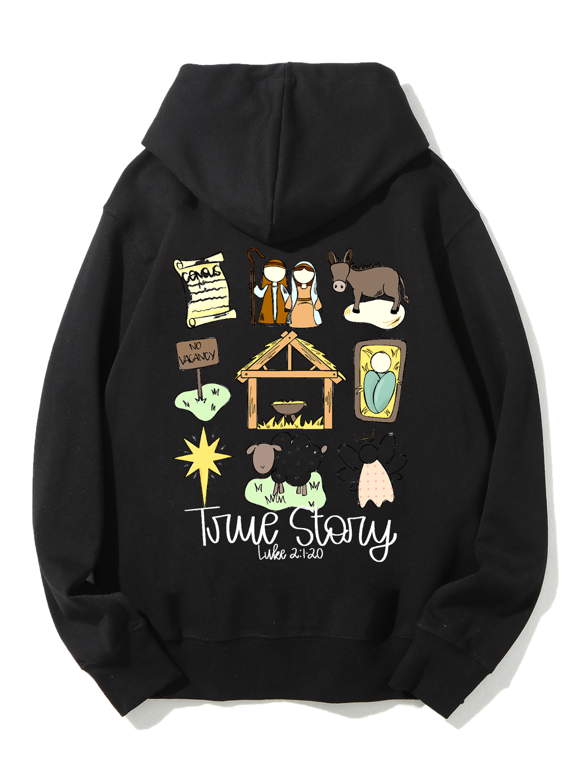 True Story Unisex Cotton Drawstring Hoodie