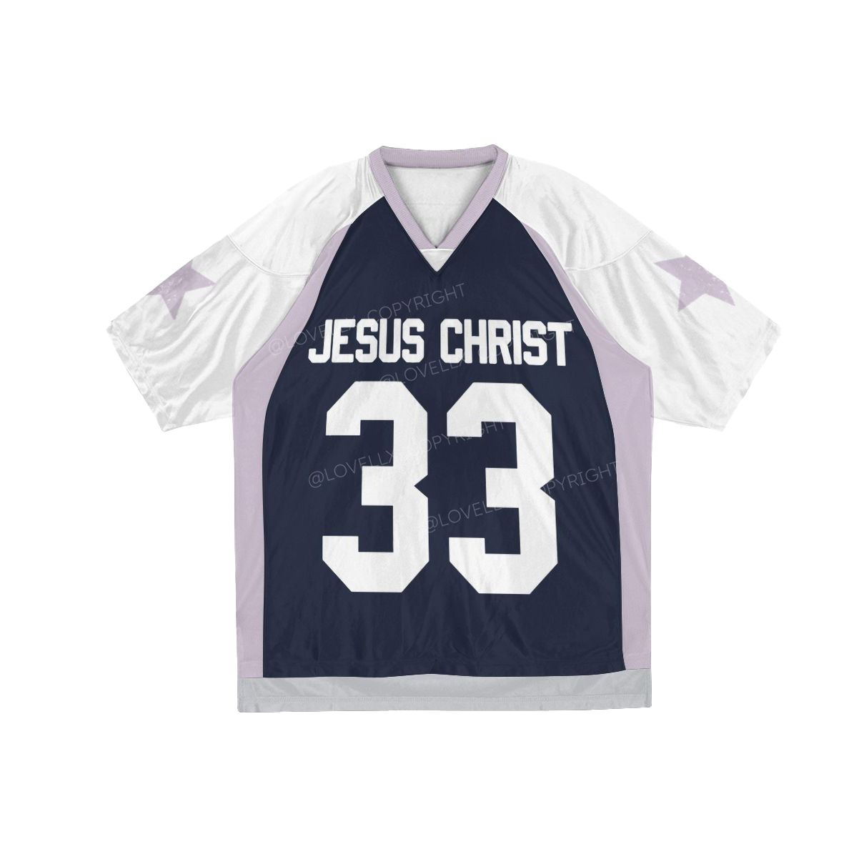 Jesus Christ Raglan Short Sleeve Jersey