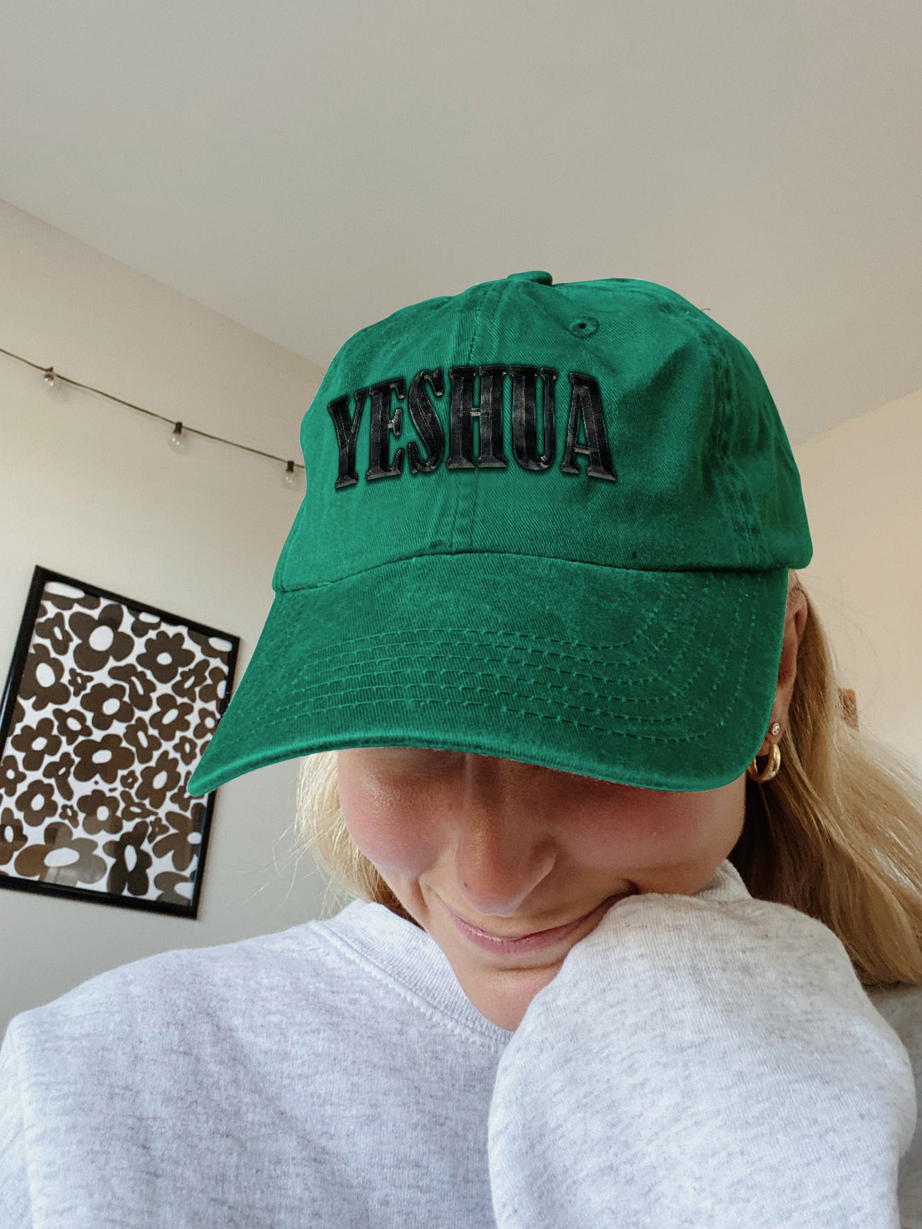 Yeshua Unisex Washed Baseball Cap-LOVELLX