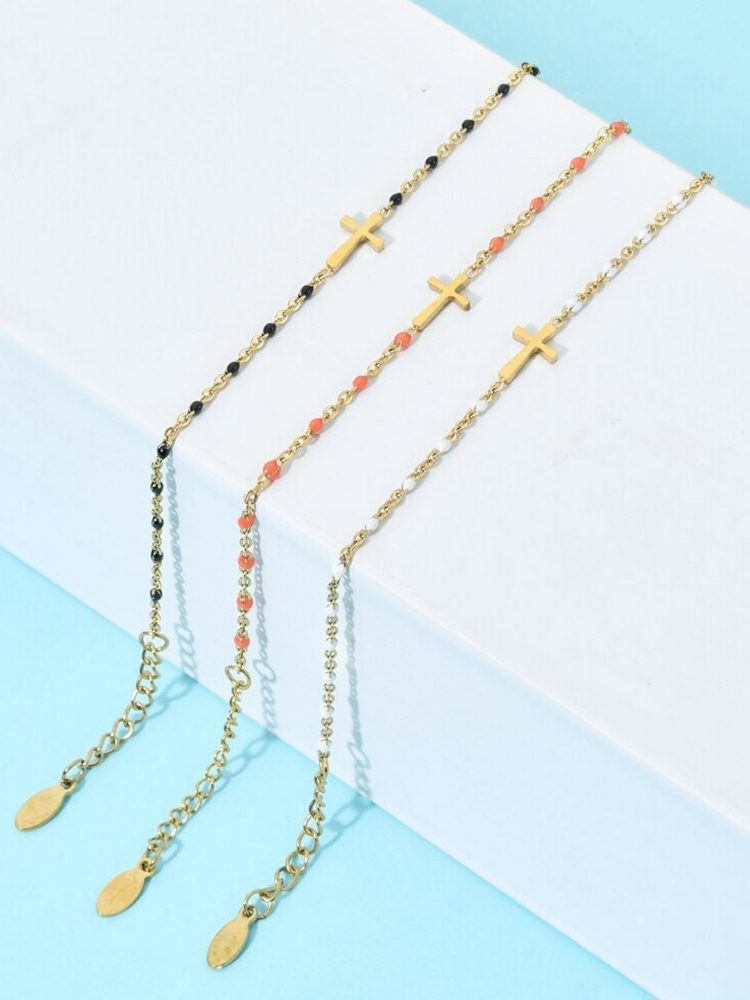 Minimalistic Christian Bracelet † Cross Bracelet-LOVELLX