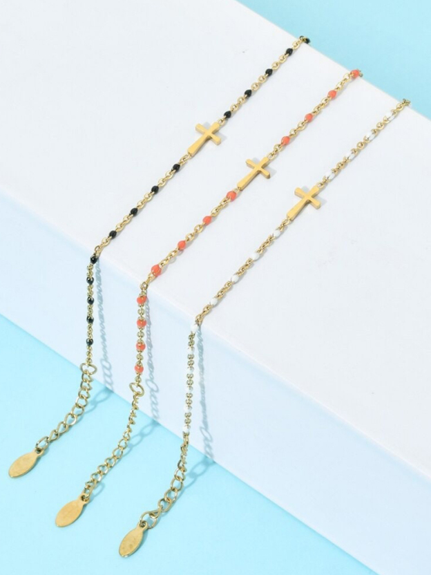 Minimalistic Christian Bracelet † Cross Bracelet-LOVELLX