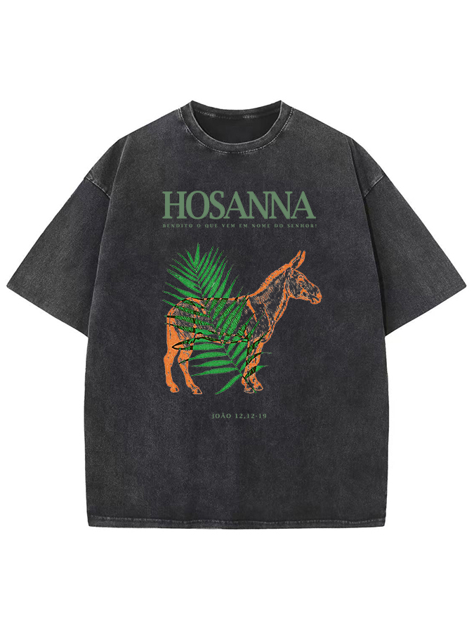 Hosanna Unisex Washed T-Shirt-LOVELLX
