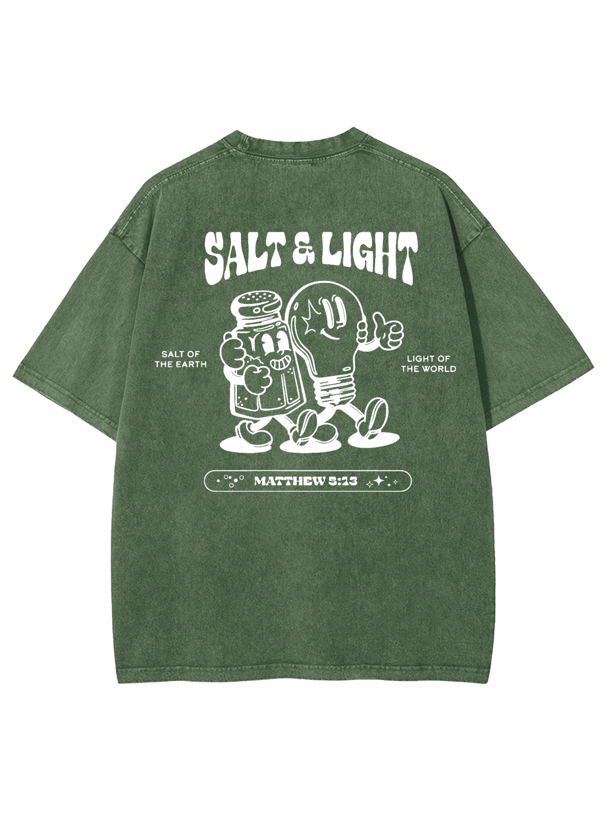 Salt & Light Unisex Washed T-Shirt