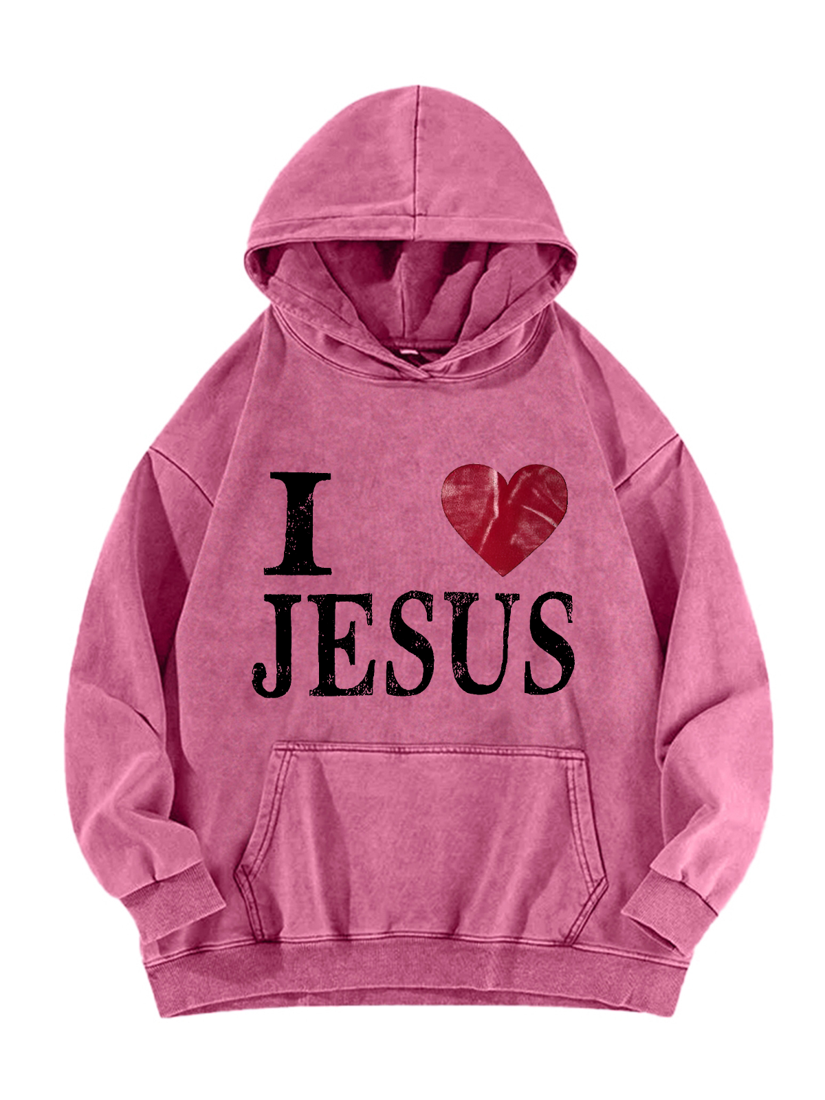 I Love Jesus Unisex Washed Hoodie – LOVELLX