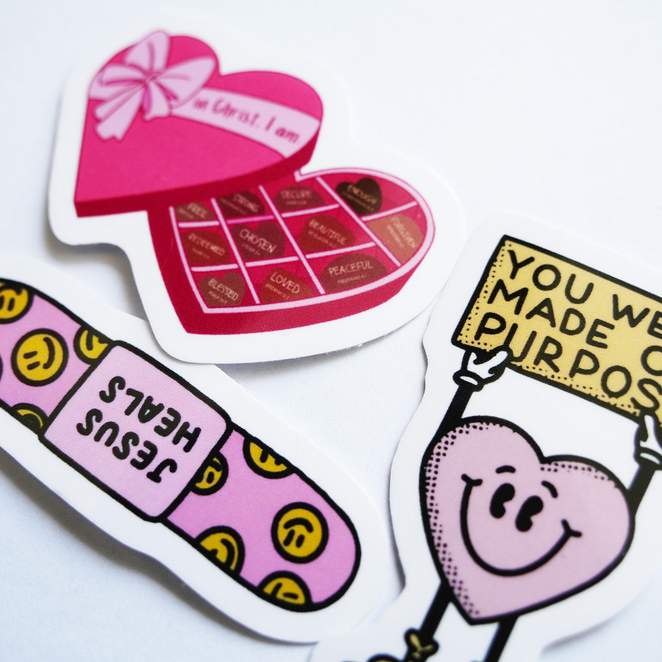 Whimsical Faith Art Christian 10 PACK STICKERS