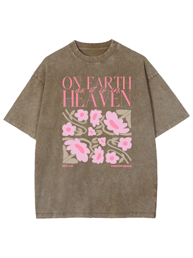 On Faith Unisex Washed T-Shirt