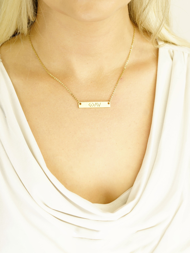 God is Greater than Highs and Lows Necklaces-LOVELLX