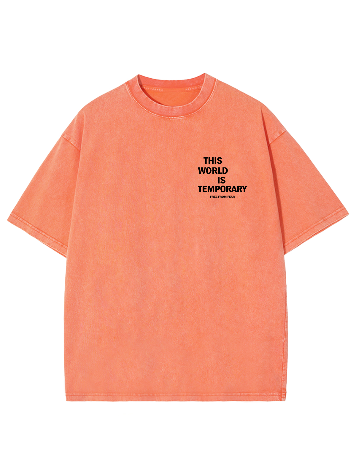This World Is Temporary Unisex Washed T-Shirt