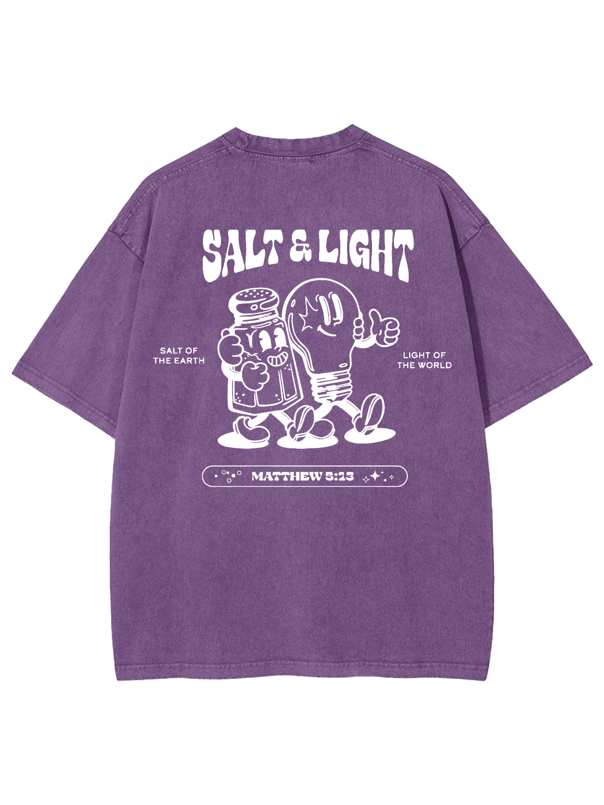 Salt & Light Unisex Washed T-Shirt