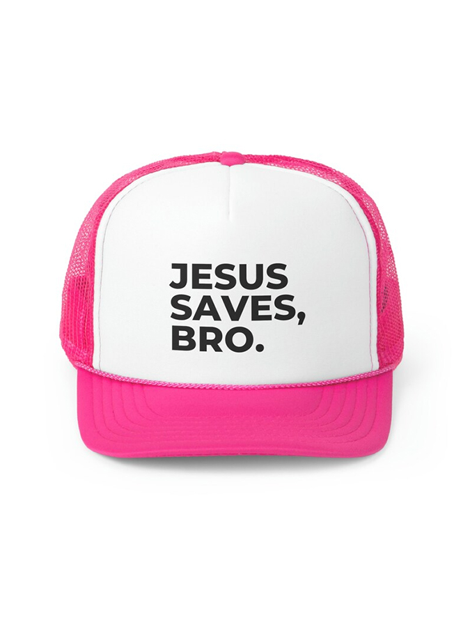 Jesus Saves Bro Unisex Mesh Baseball Cap-LOVELLX