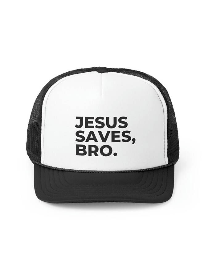 Jesus Saves Bro Unisex Mesh Baseball Cap-LOVELLX