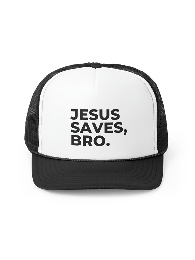 Jesus Saves Bro Unisex Mesh Baseball Cap-LOVELLX