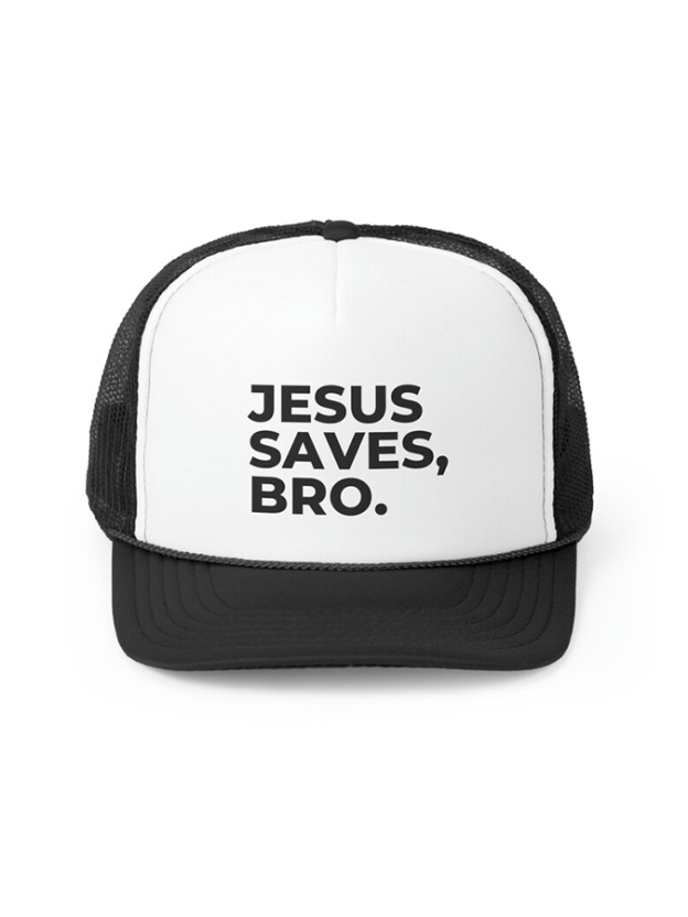 Jesus Saves Bro Unisex Mesh Baseball Cap-LOVELLX