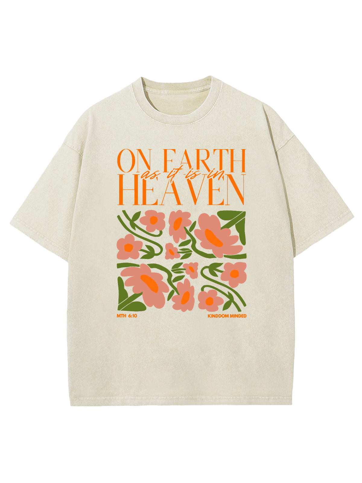 On Faith Unisex Washed T-Shirt