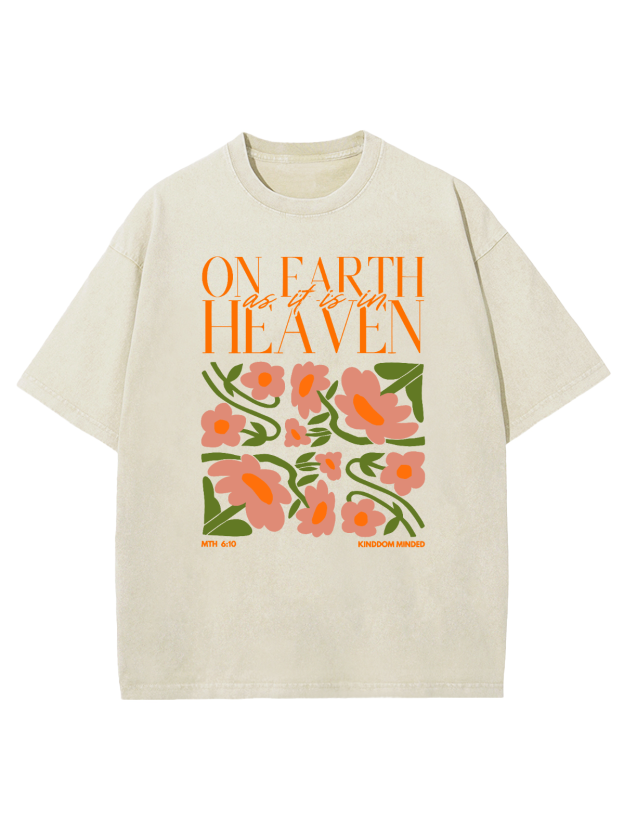 On Faith Unisex Washed T-Shirt